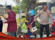 Polisi Bantu Pemudik Mogok di Lamongan, Ipda Purnomo Beri Tumpangan hingga Santunan