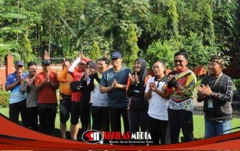 Gowes Syawalan, Kapolres Kediri AKBP.Bramastyo Priaji Tinjau Kesiapan Wisata Candi Surowono