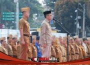Apel Gabungan Di BKB Ratu Dewa Meneiankan Pelayanan Masyarakat Harus Cepat Dan Optimal
