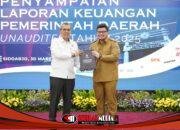 Mas Dhito Serahkan LKPD Kabupaten Kediri Unaudited Tahun 2025 ke BPK Jatim