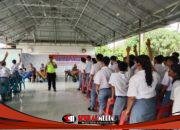 Sapa Pelajar, Sat Lantas Polres Tanjungbalai Ajak Generasi Muda Tertib Berlalu Lintas