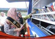 Bunda Literasi Kabupaten Asahan Tinjau Perpustakaan Keliling di Kecamatan Aek Ledong