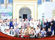 Wakil Gubernur Sumsel H Cik Ujang Menunaikan Salat Jumat Di Masjid Jami Safaatul Ikhlas Desa Lubuk Raman