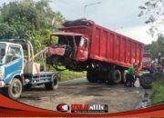 Truk Tabrak Trailer dan Dua Motor, Sejumlah Korban Alami Luka Ringan