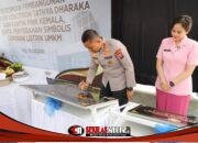 AKBP.Bramastyo Priaji Resmikan Outdoor_ Videotron, Kantin Pink Kemala, hingga Gerobak Listrik UMKM, Lengkapi Fasilitas Baru di Polres Kediri