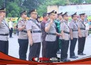 Polres Labuhanbatu Gelar Sertijab Wakapolres, Kasi Humas dan Tiga Kapolsek