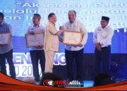 Bupati Asahan Terima Penghargaan dari Mendagri di Acara Musrenbang RKPD Provinsi Sumatera Utara