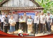 Kapolres Pasuruan Sambangi Desa Ngembal, Serap Aspirasi dan Salurkan Bantuan