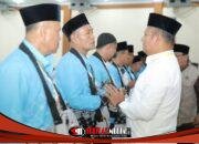 Wakil Bupati Mengikuti Pelepasan Calon Jamaah Haji Kloter 7 dari Embarkasi Medan ke Kualanamu