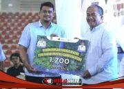 Bupati Asahan Terima 1.700 Kartu BPJS Ketenagakerjaan pada Peringatan May Day Sumatera Utara 2026
