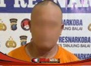 Satnarkoba Polres Tanjung Balai Amankan Pria Bawa Sabu 29,78 Gram di Sei Tualang Raso