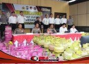 Polresta Sidoarjo Ungkap Sindikat Elpiji Oplosan di Rumah Kontrakan
