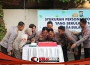 Moment Kapolres Kediri AKBP.Bramastyo Priaji yang Ajak Personel Jadikan Ulang Tahun Sebagai Pengingat untuk Berbuat Lebih Baik