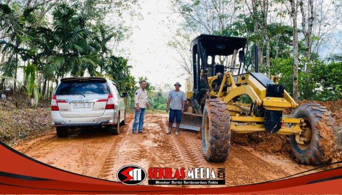 Kolaborasi Warga Dan Pemkab Muba Sukses Pulihkan Jalan Rusak Di Jirak Jaya