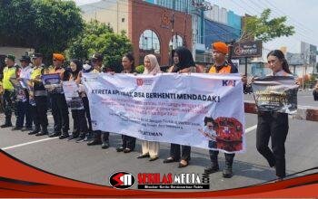 KAI Daop 7 Madiun Gandeng Generasi Muda: Kobarkan Semangat Hari Kebangkitan Nasional 2026 Lewat Aksi Keselamatan Perlintasan Sebidang