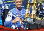 Aiptu Bambang Harumkan Nama Polres Gresik, Juara 1 Safety Riding se-Jatim