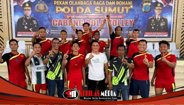 Polres Labuhanbatu Sempurna di Zona IV, Lolos 8 Besar Voli Polda Sumut Tanpa Sekali Kalah