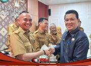 Jaga Ketahanan Pangan Warga Pemkab Muba Salurkan Bantuan Beras Ke Wilayah Rentan