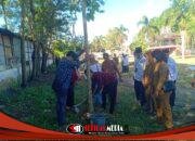 26 Calon Pengantin di Sutojayan Ikuti Penanaman Pohon Tabebuya
