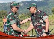 Pangdam Rudy Tinjau Sejumlah Lokasi Satuan Teritorial Pembangunan di Madiun Raya