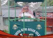 Masyarakat Kelurahan Dadimulyo Gelar Shalat Idul Adha di Lapangan Pondok Gunung Sari Tanah Raja Tiga