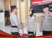 Jelang Purna Tugas, Personel Polres Kediri Terima Kenaikan Pangkat Pengabdian