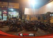Puluhan Motor Berknalpot Brong Ditindak dalam Patroli Skala Besar Polres Lamongan