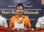 Tebarkan Dharma dan Kasih, Kalapas Rantauprapat Khairul Bahri Siregar Serahkan Remisi Khusus Waisak 2570 BE ke Warga Binaan