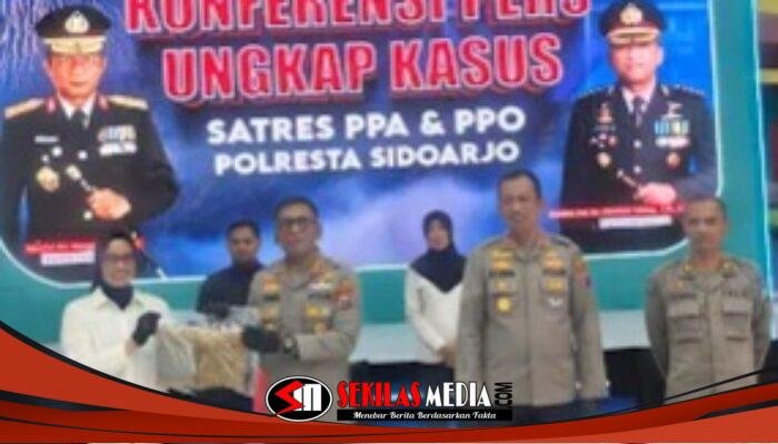 Polresta Sidoarjo Amankan 2 WNA Jaringan Narkoba Internasional