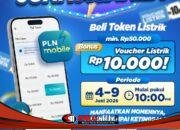 PLN Hadirkan Promo JUNIVAGANZA, Beli Token Listrik Berpeluang Dapat Voucher Rp10 Ribu