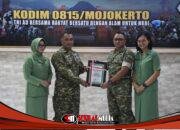 Mayor Muclison Berpamitan, Mayor Parsono Resmi Bergabung di Kodim 0815/Mojokerto
