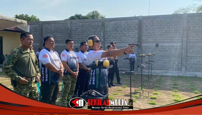Forkopimcam Se-Kab. Kediri Kompak, Polres Kediri Gelar Lomba Menembak Hari Bhayangkara ke-80
