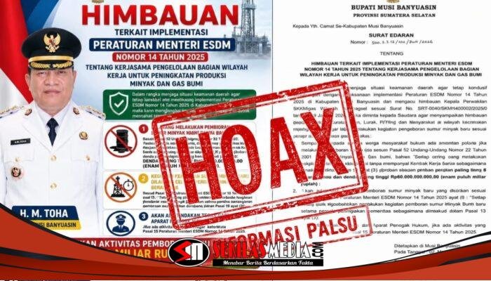 Pemkab Muba Klarifikasi Surat Edaran Viral, Tanda Tangan Dan Stempel Dipalsukan