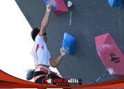 Putra Tri Ramadani, Atlet Kota Kediri Raih Medali Emas di World Climbing Series Praha, Ceko