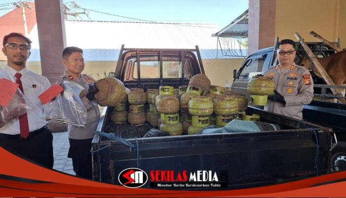Kecing Kucingan Dari Polisi, Praktik Pengoplosan Gas Elpiji di Kubutambahan Terbongkar