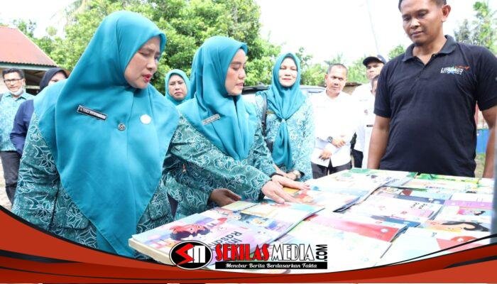 Ketua TP PKK Asahan Tinjau Inovasi Program Ketahanan Keluarga di Desa Tanjung Asri