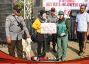 Warga Prajurit Kulon Ramaikan HUT Kota Mojokerto dengan Gerakan Hidup Sehat