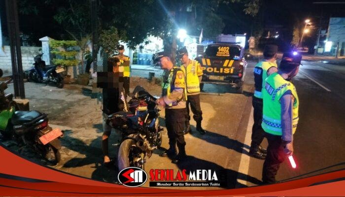 Polres Lamongan Gelar Operasi Knalpot Brong di Enam Titik, 85 Kendaraan Ditilang