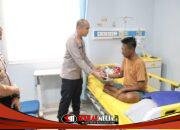 Polres Labuhanbatu Gelar Anjangsana kepada Personel yang Sakit Sambut HUT Bhayangkara ke-80 Tahun 2026