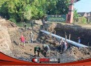 Semangat Gotong Royong Warnai Pembangunan Jembatan Perintis Garuda di Sumbertebu