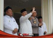 Bupati Warsubi Sambut Kepulangan Jemaah Haji Kloter 60 dan 61 di Pendopo Kabupaten Jombang