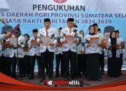 Akhir Polemik Dualisme PGRI Sumsel Masa Bakti 2024-2029 Resmi Dikukuhkan Di Palembang