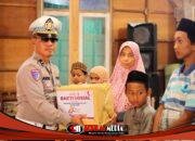 Polantas Menyapa, Satlantas Polres Gresik dan Taruna Akpol Salurkan Bansos untuk Warga dan Panti Asuhan