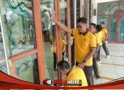 Polresta Sidoarjo Gelar Bakti Religi, Bersihkan Tempat Ibadah Jelang Hari Bhayangkara