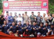 Perang melawan Narkoba kapolres Labuhanbatu dan Dandim 0209, dirikan posko bebas dari narkoba di padang matinggi