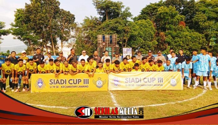 Dihadiri Wagub Jatim dan Bupati Malang, Siadi Cup III Fokus Pembinaan Generasi Muda