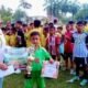 Ketua PWI Labuhanbatu Erni Manja Hasibuan Apresiasi Danyonif 956/SBA, Peduli Bibit Sepakbola Usia Dini