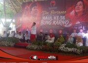 Haul ke-56 Bung Karno, Ratusan Kader PDI Perjuangan Gresik Gelar Doa Bersama dan Santuni Anak Yatim