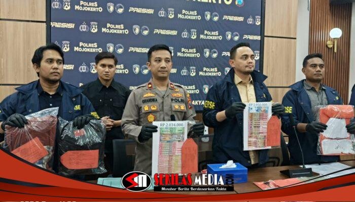 Bongkar Sindikat Penggandaan Uang, Satreskrim Polres Mojokerto Ringkus Dua Penipu Berkedok Guru Spiritual
