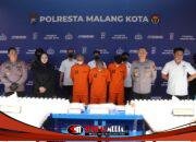 Polresta Malang Kota Bongkar Sindikat Narkoba Lintas Daerah, Sita 2 Kilogram Sabu, 500 Ekstasi dan 490 Ribu Pil Double L
